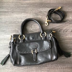 Dooney and Bourke Florentine Black Leather Bag